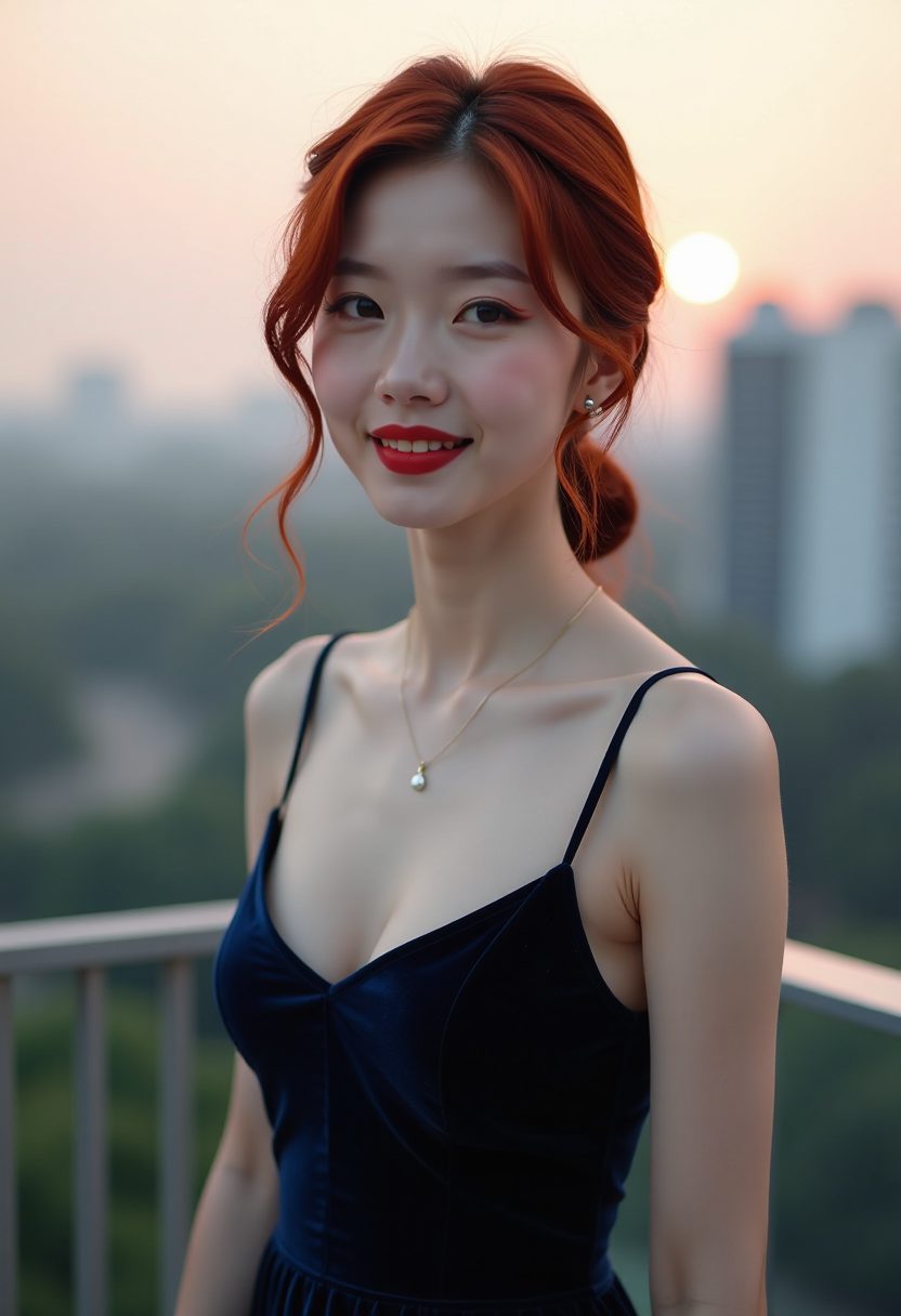 晨雾中的玫瑰